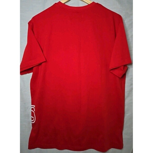 AKOO "No Comp Norvls 1980" Racing Red Graphic T-Shirt Men's Size XL, NWT - Picture 7 of 10